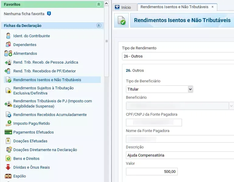 Ajuda Compensatória BEM